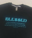 Hebrew Israelite BLESSED T-Shirt w/ Fringes