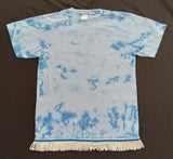 Hebrew Israelite 'Heavenly Blue' Shirt w/ Premium Gold, Blue or White Fringes