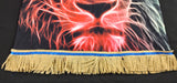 Hebrew Israelite (Fiery) Lion of Judah Shirt w/ Fringes