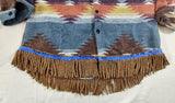 Hebrew Israelite Northern Kingdom Heavy Flannel Shirt/Jacket w/ Suede or Bullion Fringes