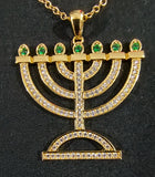 Hebrew Israelite Holy Menorah Pendant w/ Chain