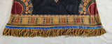 Hebrew Israelite Dashiki Print Shirt with Fringes