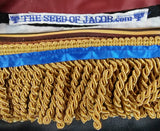 Hebrew Israelite Dashiki Print Shirt with Fringes