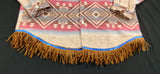 Hebrew Israelite Northern Kingdom/GAD Heavy Flannel Shirt/Jacket w/ Suede Fringes
