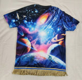 Hebrew Israelite 'Heavenly Light' T-Shirt w/ Fringes