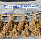 Hebrew Israelite Holy Linen Garment (Tan) w/ Tassels or Bullion Fringes