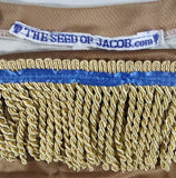Hebrew Israelite 'Armor of GOD' T-Shirt w/ Gold or Brown Fringes