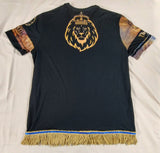 Hebrew Israelite "The King" Lion of Judah Shirt w/ Fringes