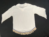 Hebrew Israelite Long Sleeve Cotton Tunic w/ Cotton Fringes