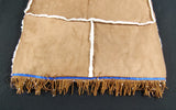 Hebrew Israelite 'Sheepskin' Hodded Garment with Suede Fringes