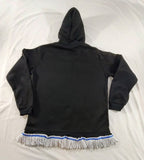 Hebrew Israelite "AWAKENED BY YAH" Hooded Sweatshirt w/ Premium Fringes