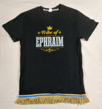 Hebrew Israelite Tribe of EPHRAIM T-Shirt w/ Fringes