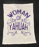 Hebrew Israelite "Woman of YAHUAH" Blanket/Shawl/Throw w/ Fringes