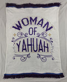 Hebrew Israelite "Woman of YAHUAH" Blanket/Shawl/Throw w/ Fringes