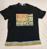 Hebrew Israelite 'True Hebrews' T-Shirt with Fringes