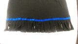 Camiseta hebrea israelita con flecos - Tallas juveniles (negro)