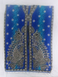 Hebrew Israelite (Blue) Caftan with White Fringes