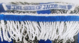 Hebrew Israelite (Blue) Caftan with White Fringes