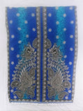 Hebrew Israelite (Blue) Caftan with White Fringes