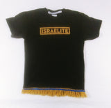 Camiseta ISRAELITA con flecos dorados o negros - Tallas juveniles