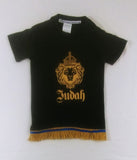 Camiseta León de Judá con flecos dorados - Tallas juveniles