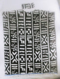 Hebrew Israelite 100% Cotton Caftan with White Fringes & Matching Headwrap