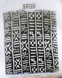 Hebrew Israelite 100% Cotton Caftan with White Fringes & Matching Headwrap