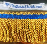 Hebrew Israelite 'Evening Sunset' Shirt w/ Gold Fringes (Long Sleeve)
