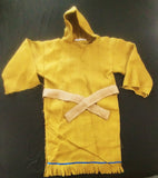 Hebrew Israelite 'Sackcloth and Ashes' Garment with Fringes (Tan) < 56" LONG