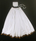 Hebrew Israelite Long White Skirt w/ Matching Headwrap