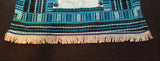 Hebrew Israelite Dashiki w/ Fringes  (White/Blue/Black)