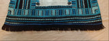 Hebrew Israelite Dashiki w/ Fringes  (White/Blue/Black)