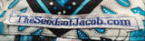 Hebrew Israelite Dashiki w/ Fringes  (White/Blue/Black)