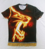 Hebrew Israelite 'Roaring Lion of Judah' Shirt w/ Fringes