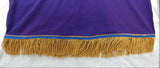 Hebrew Israelite (Purple) T-Shirt w/ Premium Gold Fringes