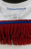 Hebrew Israelite T-Shirt (in Ancient Paleo Hebrew) & Premium Red or White Fringes