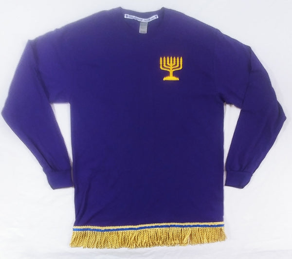 Hebrew Israelite Long Sleeve Cotton Tunic w/ Fringes – The Seed of