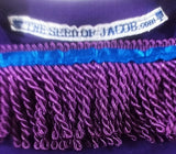 Hebrew Israelite (Purple) T-Shirt w/ Purple Fringes