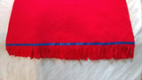 Hebrew Israelite T-Shirt w/ YHWH (in Ancient Hebrew) & Fringes (Red)