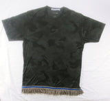 Hebrew Israelite Shirt w/ Premium Silver Fringes (Iron Gray Camo)