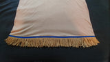 Camiseta hebrea israelita con flecos dorados - TALLA XL SOLAMENTE (TAN)