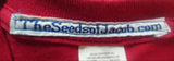 Camiseta hebrea israelita con flecos dorados - TALLA XL SOLAMENTE (ROJO)