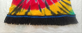 Hebrew Israelite Shirt w/ Premium Black Fringes  ('Benjamite Tie-Dye')