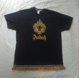 Hebrew Israelite Lion of Judah T-Shirt w/ Premium Fringes