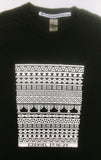 Hebrew Israelite "Ezekiel's Stick" T-Shirt w/  Premium Black, White or Gold Fringes