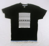 Hebrew Israelite "Ezekiel's Stick" T-Shirt w/  Premium Black, White or Gold Fringes