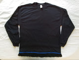 Hebrew Israelite Long-sleeve Shirt w/ Premium Black Fringes