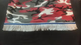 Hebrew Israelite (Red Camo) T-Shirt w/ Premium Black or White Fringes