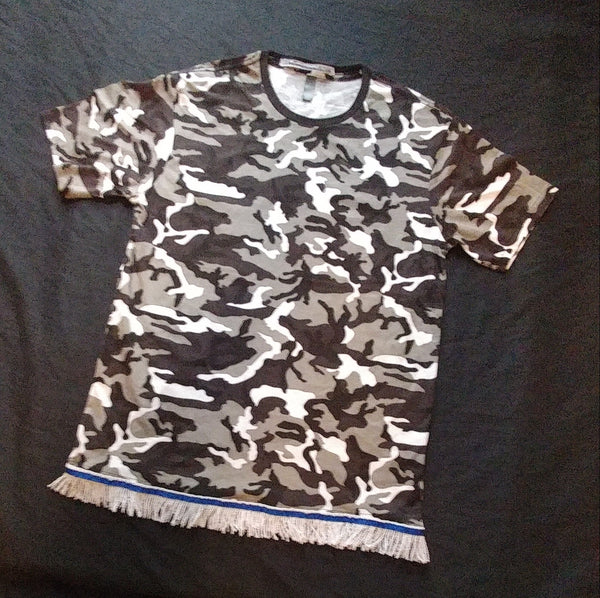 Hebrew Israelite T-Shirt w/ Premium Silver Fringes