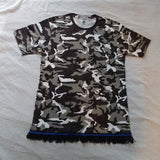 Hebrew Israelite (City Camo) T-Shirt w/ Premium Black, White or Silver Fringes